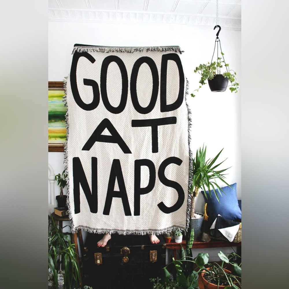 Calhoun & Co Good at Naps Blanket
